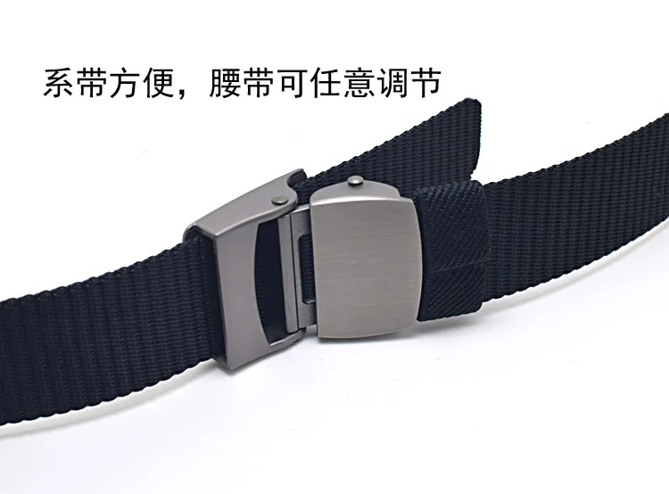 حزام قماش مع معدن مجاني للأطفال ، تدريب في الهواء الطلق ، حزام نايلون تكتيكي للجينز ، أحزمة رياضية للفتيان والفتيات ، غير رسمي