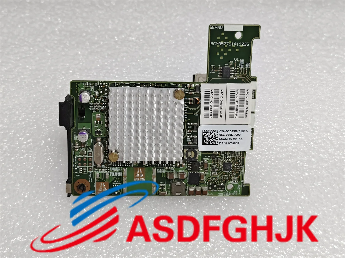 

Original FOR Dell Broadcom 57711 10gb NEXTREME II Dual Port NIC Controller 0C583R CN-0C583R C583R Fully Tested