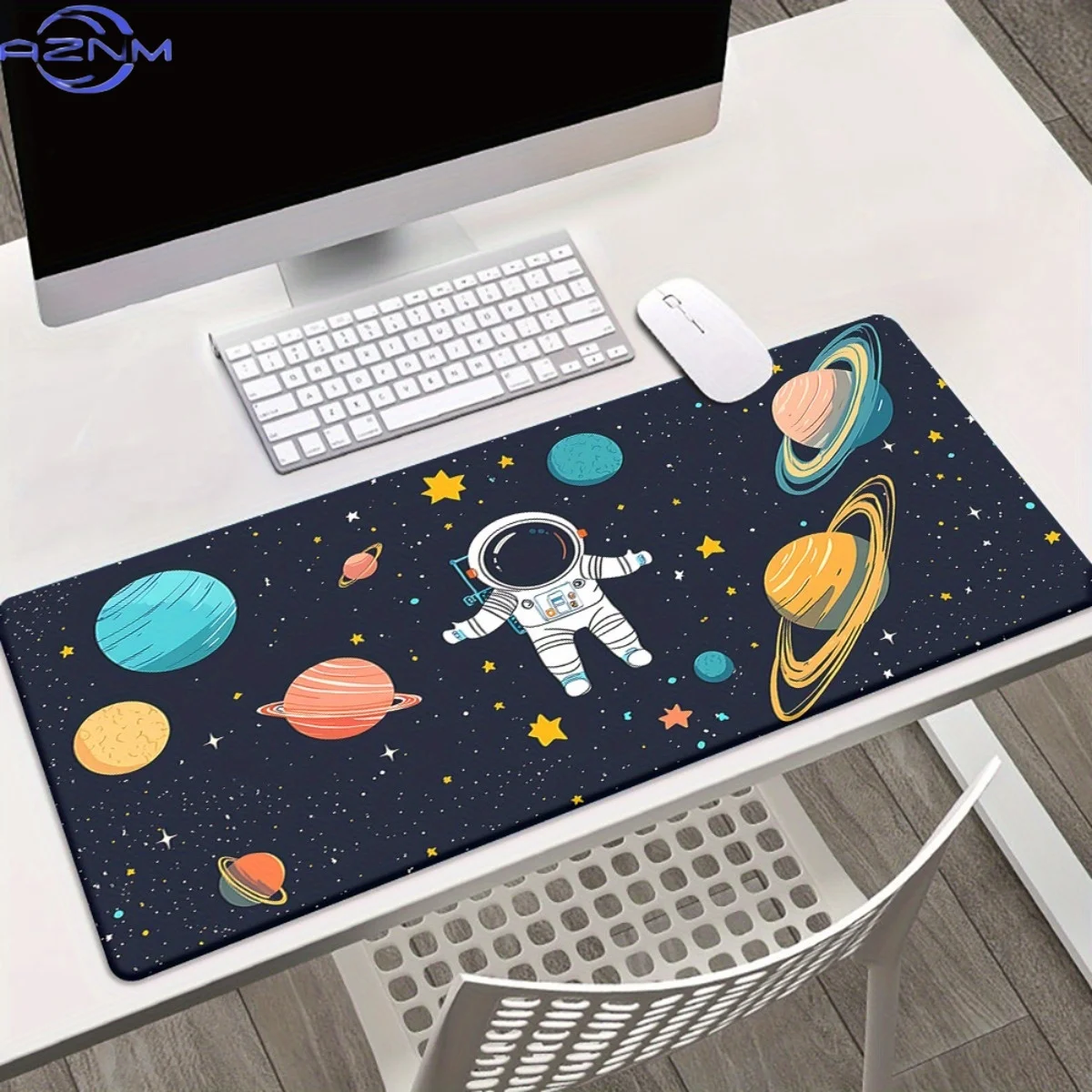 1pc of Astronaut-Themed Desk Pad Featuring a Space Scene, a Versatile XXL Mousepad Suitable for Gaming And Office Use, Perfect A