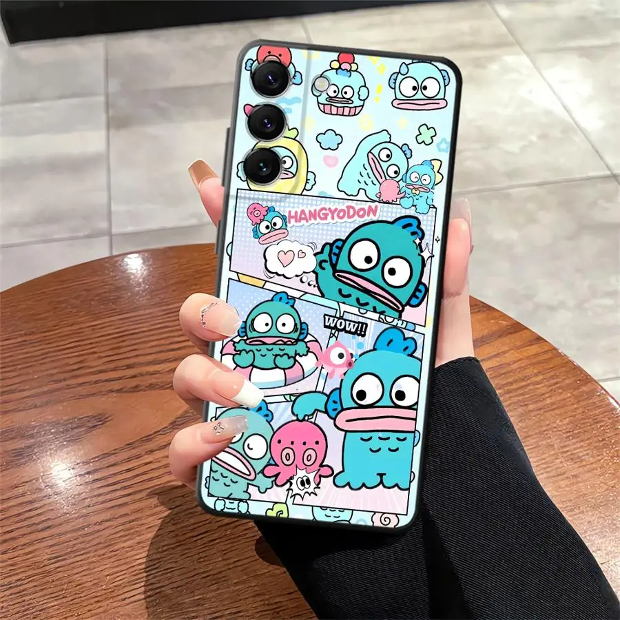 Sanrio Kawaii Kuromi Case voor Samsung Galaxy A50 A03 A20 A13 A40 A16 A04 A05 A17 A12 A30 A15 A06 A70 Zwart Zachte Telefoon Cover