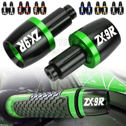 FOR KAWASAKI ZX9R ZX 9R ZX-9R 1998-1999 2000 2001 2002 2003 CNC Motorcycle Handlebar Grips Bar Ends Cap Counterweight Plug Slide