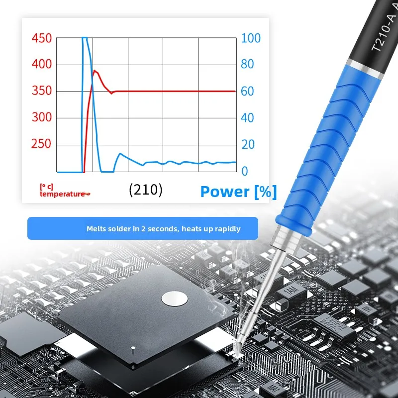 Aixun T410 Dual Channel Intelligent Soldering Station Single Handle Soldering Iron for PCB Circuit Board Welding