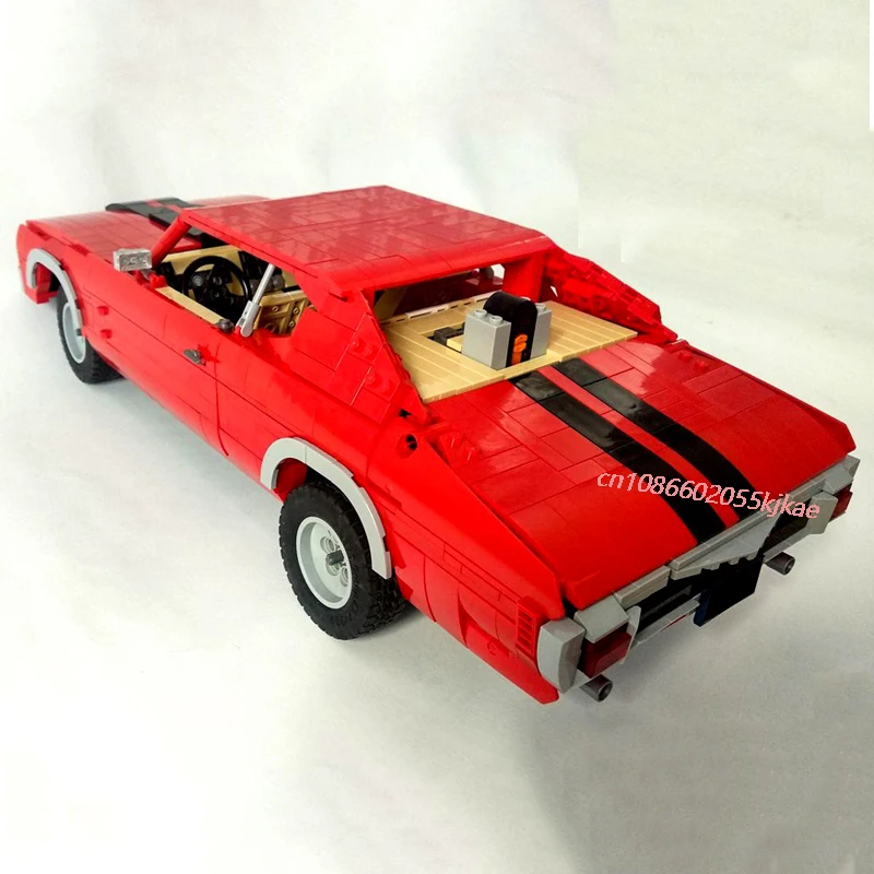 2188 Stück Chevroled Impalang 1970 klassisches Retro-Supercar-Rennmodell DIY kreative Ideen Kinderspielzeug Geburtstagsgeschenk Technologie Blöcke