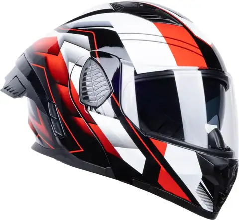 Casques de moto modulaires intégraux