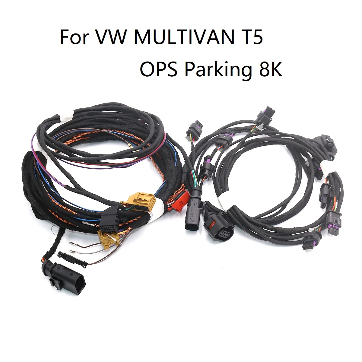 

For VW MULTIVAN T5 OPS Parking 8K Front&Rear Install Harness Wire