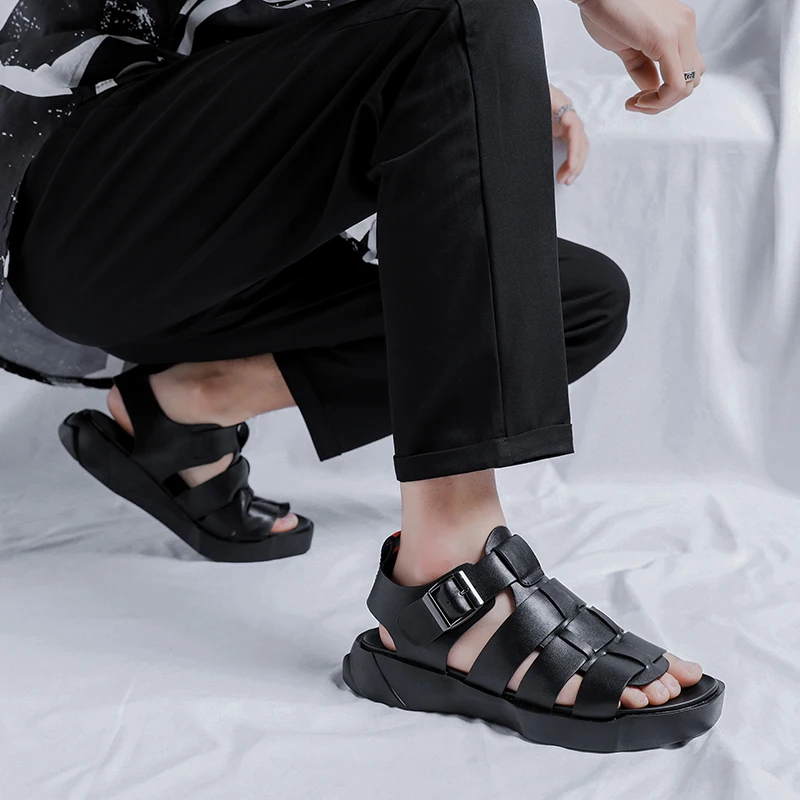 

Men Sandals Summer Leisure Beach Holiday Sandals Men Shoes 2023 New Outdoor Male Retro Comfortable Casual Sandals Men Sneakers