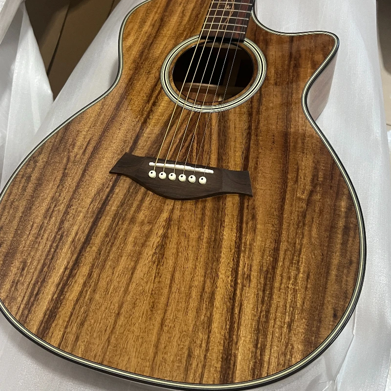 41 Inch Acoustic Guitar K24 Series Solid Top KOA Body Rich Mellow Bass Solo Specially Customized Version Free Shipping