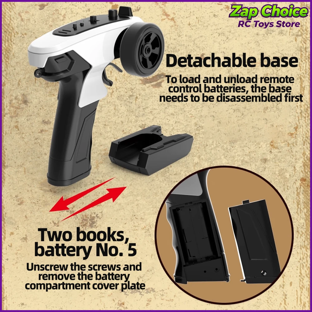 WPL C94 1/12 Scale 4WD Electric RC Off-Road Rock Climber Anti-Slip Tires 2.4G Remote Control Toy Truck Gift for Boy Adult