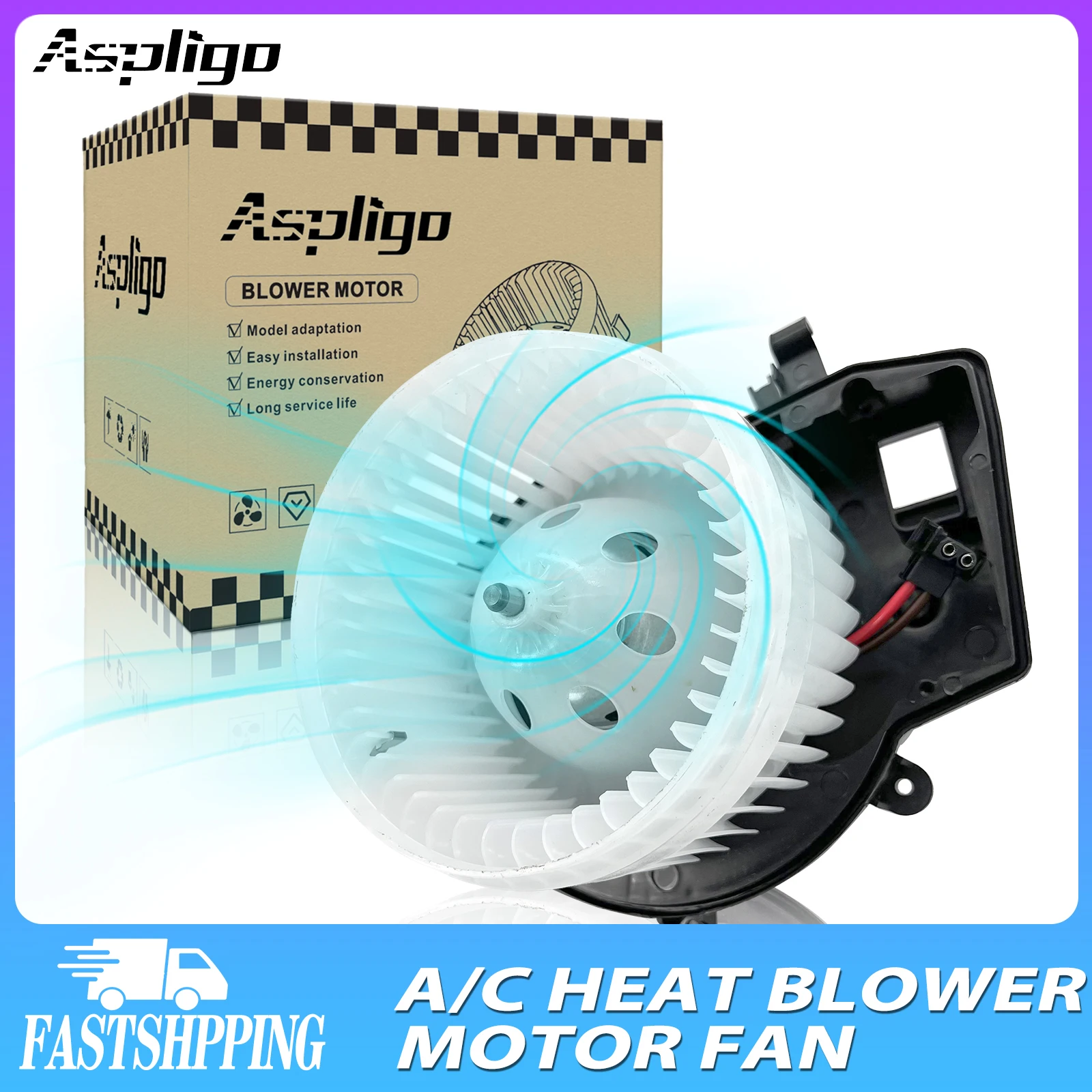 

Aspligo Air Conditioner AC Heater Blower Motor With Fan Cage For For Mercedes-Benz C200 C230 C240 C280/C32 C55 AMG /C320 C350