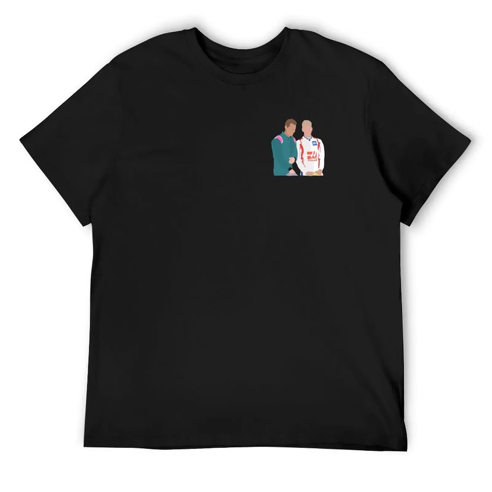 

Mick and Seb T-Shirt blue archive korean fashion heavyweights blanks men clothes