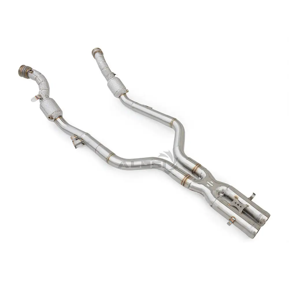 

For Mercedes Benz CL600 5.5T C216 (2006-2010) High Flow Sport Exhaust Pipe Catalytic Converter Stainless Steel Downpipe Exhaust