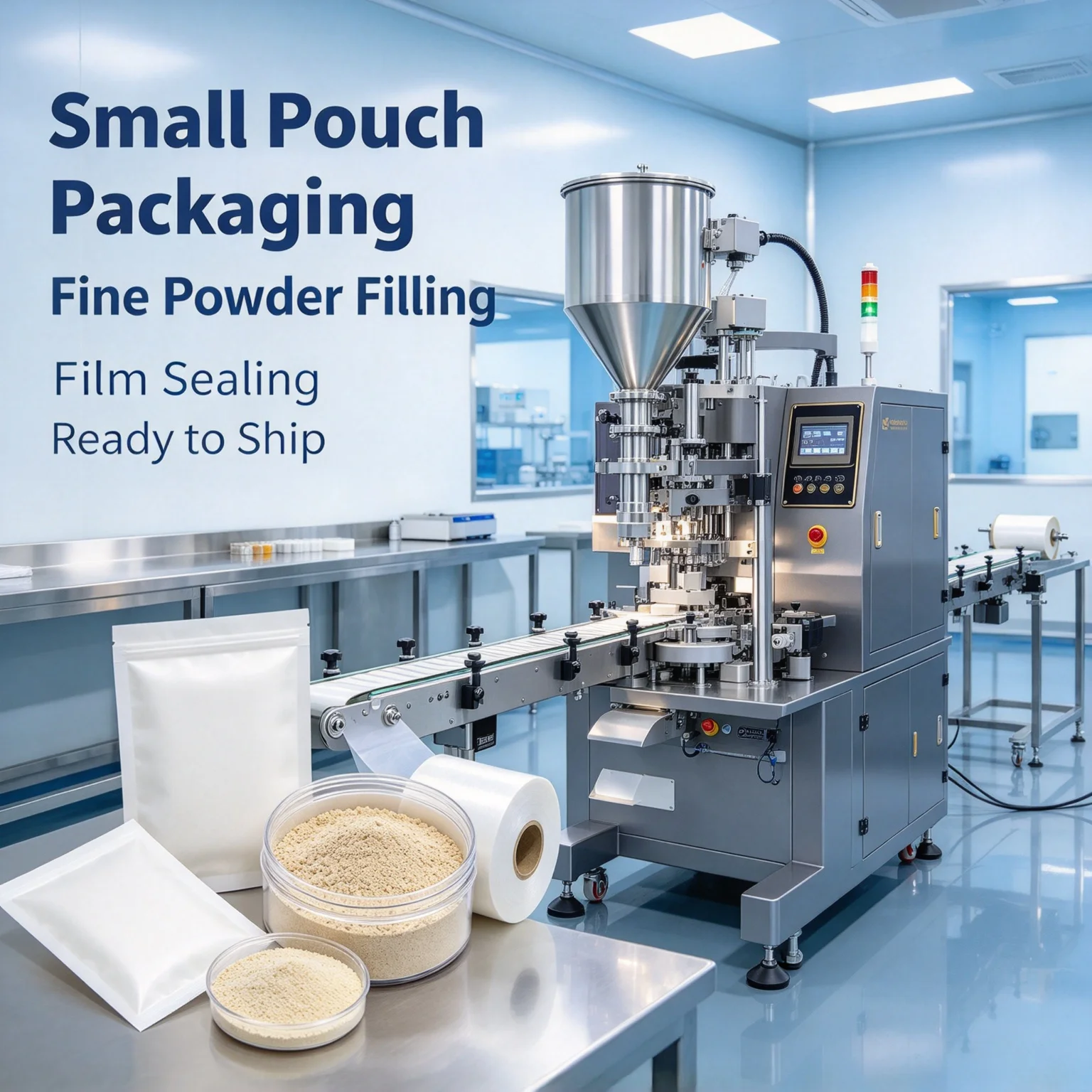 Vertical Pouch Packaging Machine Continuous Running Micro Powder Filter Paper Bag Filling Machine Customized