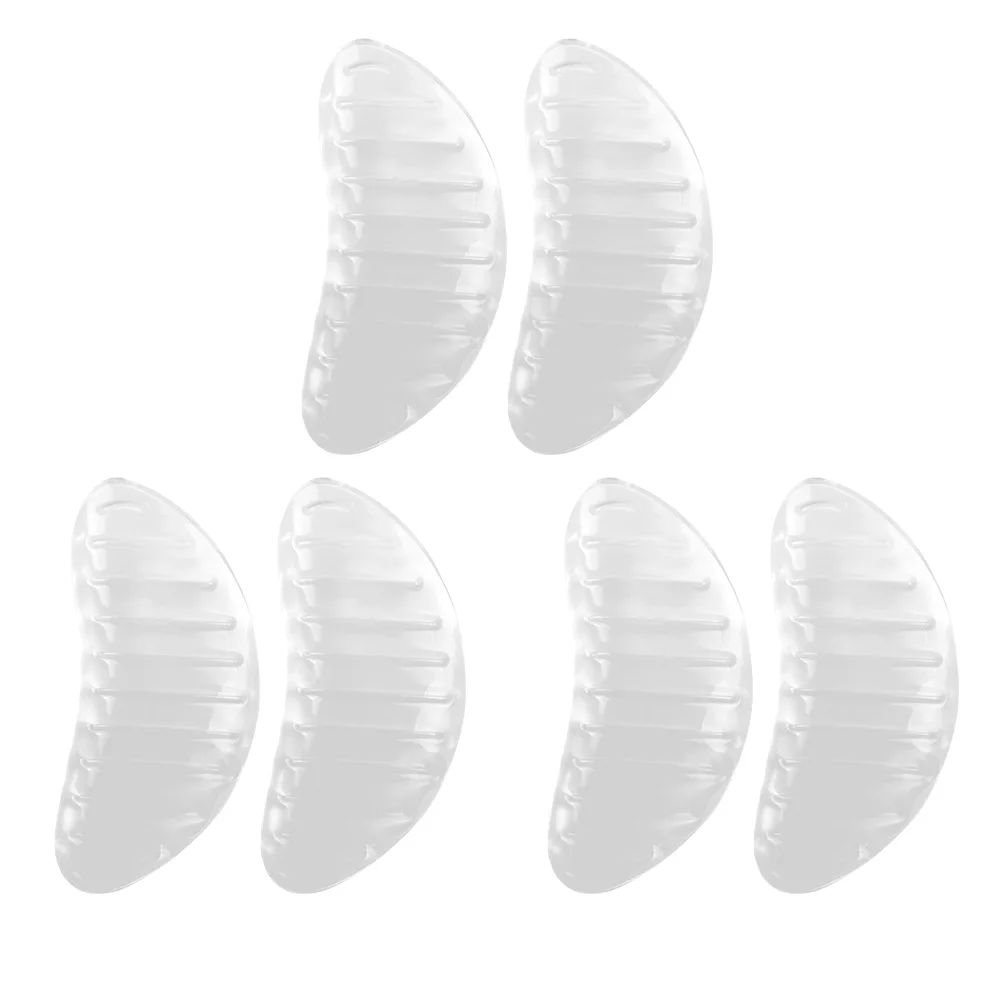

3 Pair Foot Arch Support Pads Transparent Gel Inserts For Flat Feet Plantar Fasciitis Pain Relief Shoe Insoles Running Walking