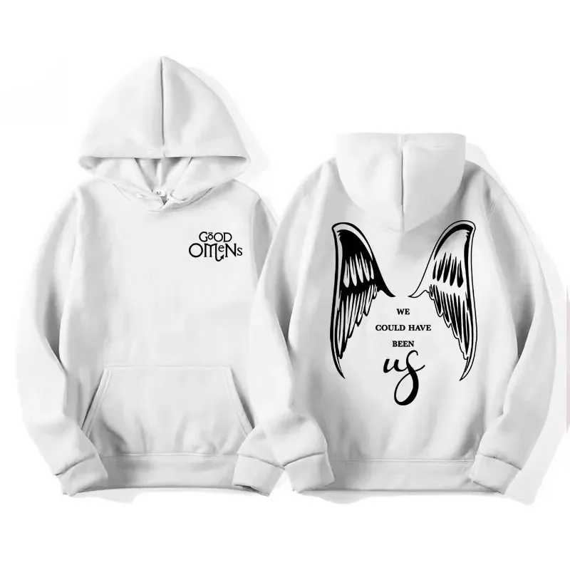 سلسلة ساخنة جيدة البشائر طباعة هوديس الرجال النساء الملابس الرجعية الجمالية البلوز عادية كنزة بمقاس كبير مقنعين الشارع الشهير #5