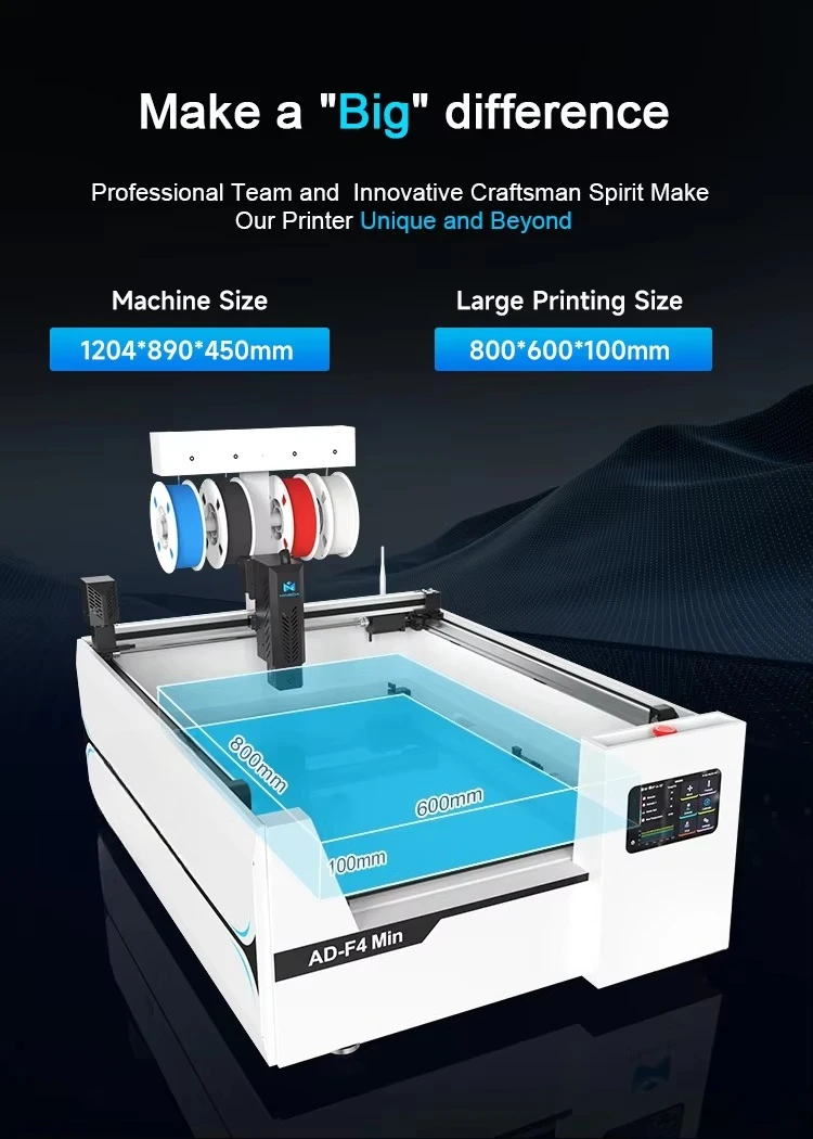 Upgraded AD-F4 Min High Speed Imprimante 3d Letter Printer Acrylic Signage Machine for Advertising view 3