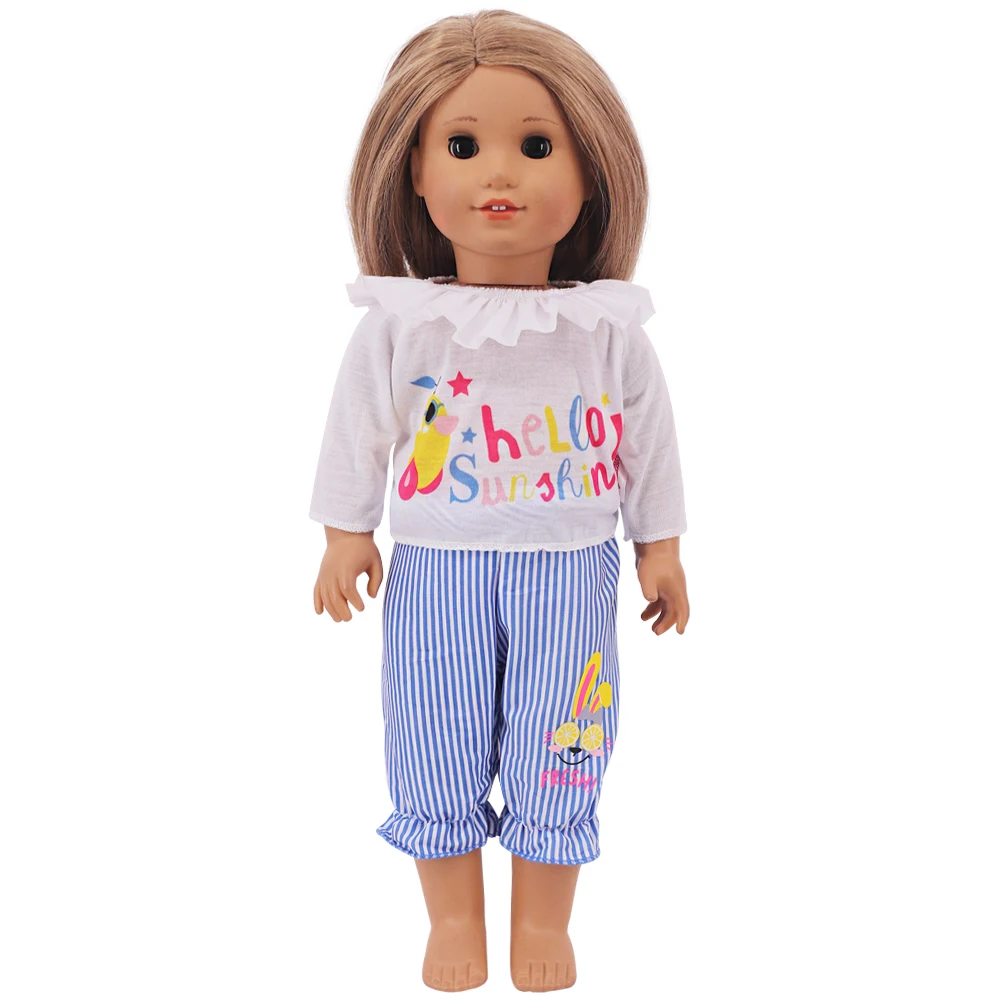 Doll Clothes&Dress&Bodysuit Fit 43Cm Reborn Baby&18Inch American Doll,Girl Toys Gift,Generation Baby Clothes Accessories