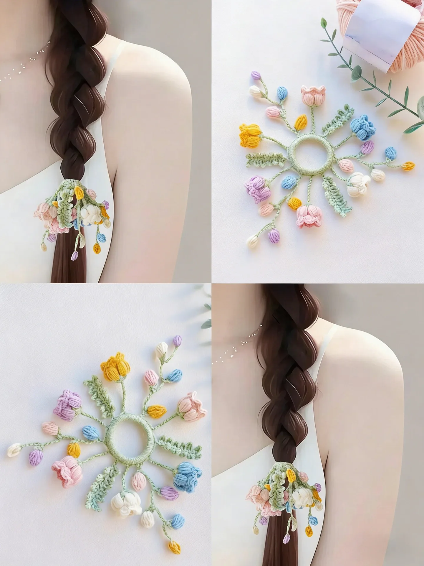 kit-de-materiais-diy-para-croche-de-elastico-de-cabelo-com-tulipa-e-campainha-tricotadas-a-mao-para-passar-o-tempo-combate-ao-tedio-presente