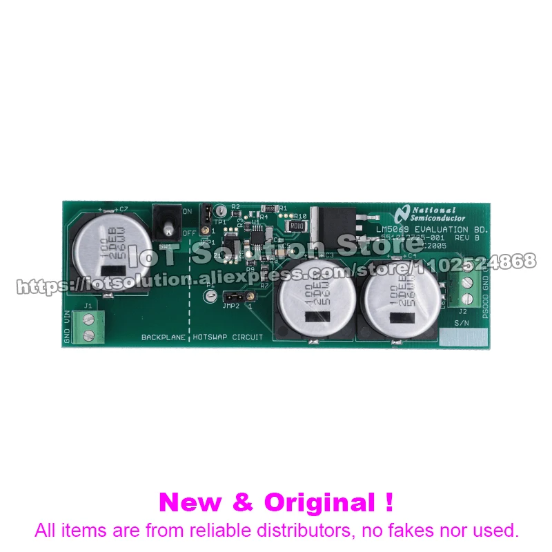 LM5069EVAL/NOPB — Positive High Voltage Hot Swap Inrush Current Controller with Power Limiting Evaluation Module