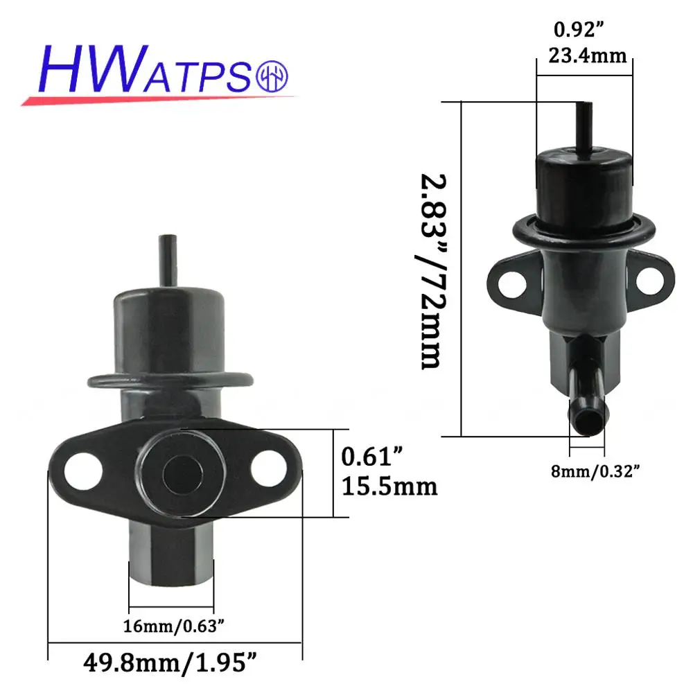 3.0 Bar Fuel Pressure Regulator For Hyundai Santa Fe Tiburon Sonata Kia Optima Magentis 2.5L 2.7L 1999-2006 35301 37100 158-0713