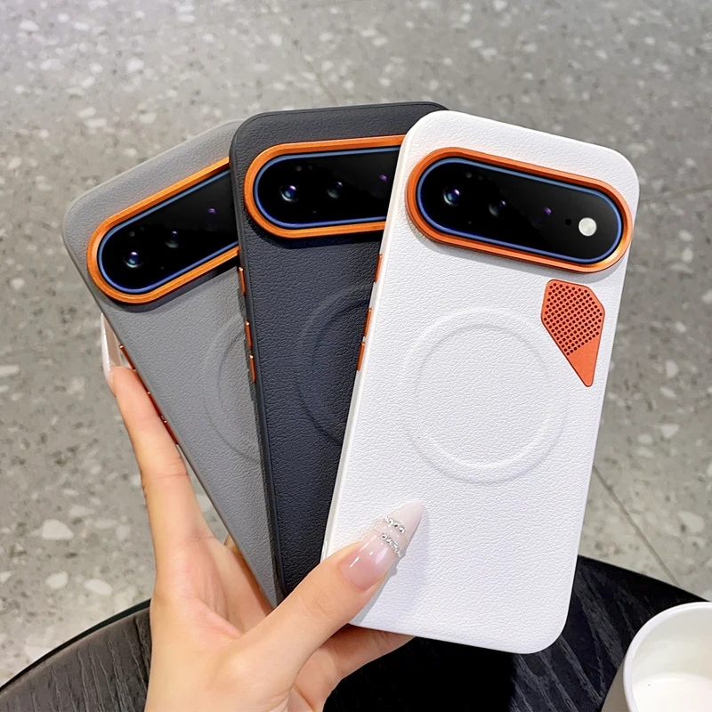 For Google Pixel 10 11 Pro XL 10A Magnetic Wireless Charger Hard Shell Protective Solid Color Shockproof Back Cover