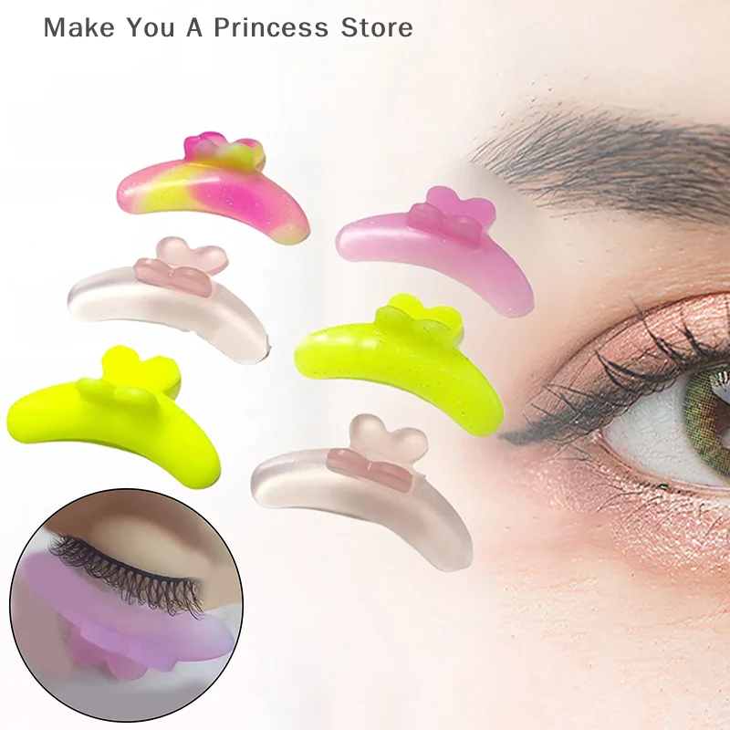 Silicone Reusable Anti-fall Off Eyelash Pads Anti-slip Lash Lift Ribbon Eyelash Perm Pads Perm Eyelash Spacer Lash Lifting Tool