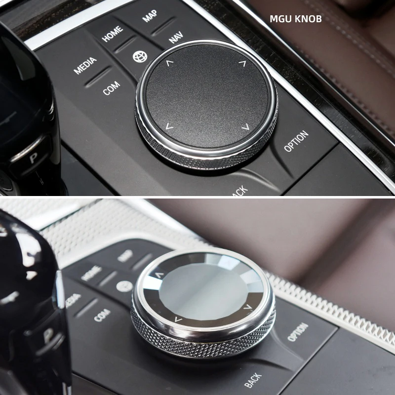 Crystal Style Car Multimedia Knob Cover Control Knob Sticker For BMW E90 E92 E70 E84 F10 F20 F22 F25 F26 F15 F30 F32 F34 G20 G30