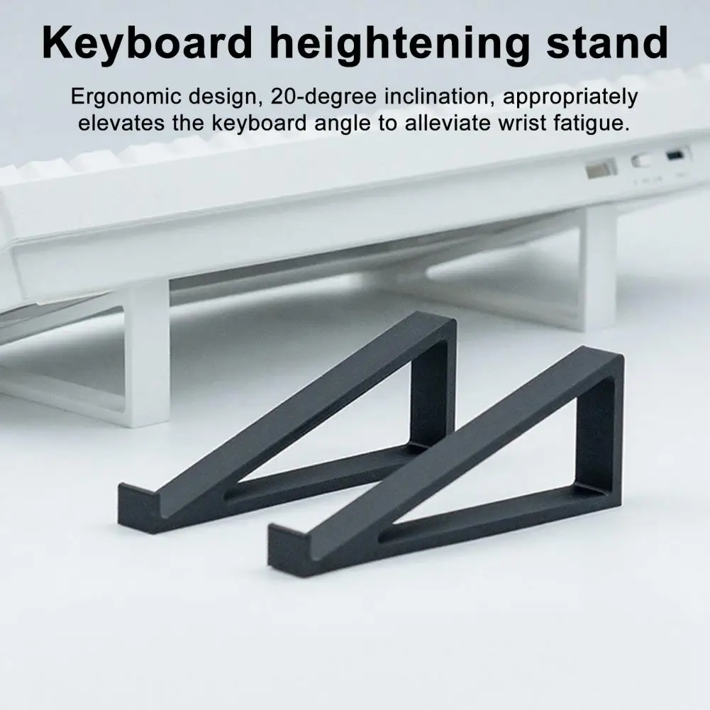 Durable Keyboard Stand Ergonomic Keyboard Riser Stands for Home Office Desk Non-slip 20 Degrees Tilted Typing Support Wired