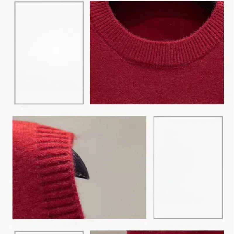 Women\'s Clothing O-Neck Spring Autumn Screw Thread Pullover Sleeveless Sweater Knitted Crochet Flower Embroidered Vest Tops