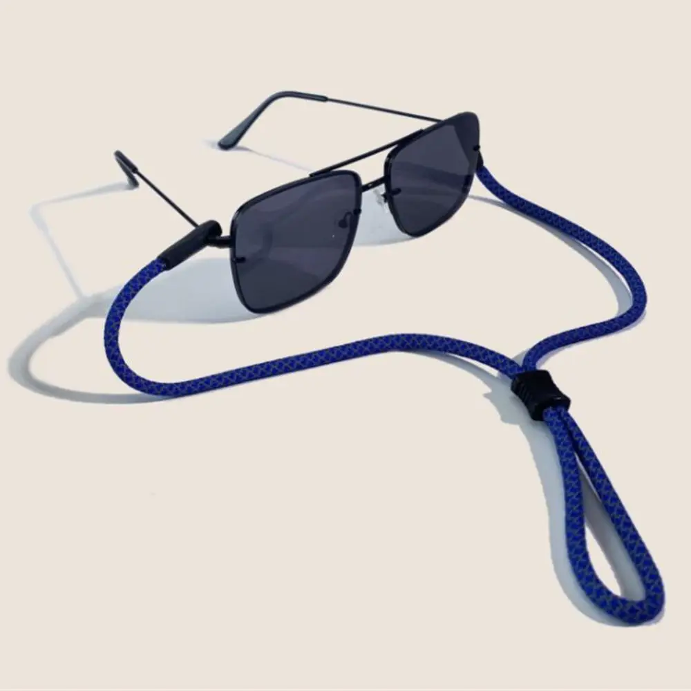 1PC Polyester Anti-slip Glasses Strap Adjustable Anti-slip Eyeglass Retainer Cord Rubber Multicolor Sunglasses Lanyard