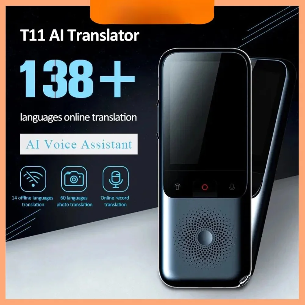 

Translation Camera Device T11 Real-Time Smart Voice Photo Translator 1500mA 138 Languages Portable Text Voice Translator 2024