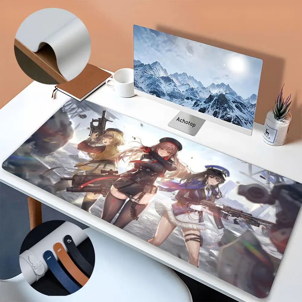 Nikke the Goddess of Victory Mouse Pad Mouse Pad Gamer Large Size brave Office Desk Protector Mat 600x300 PU Leather Waterproof