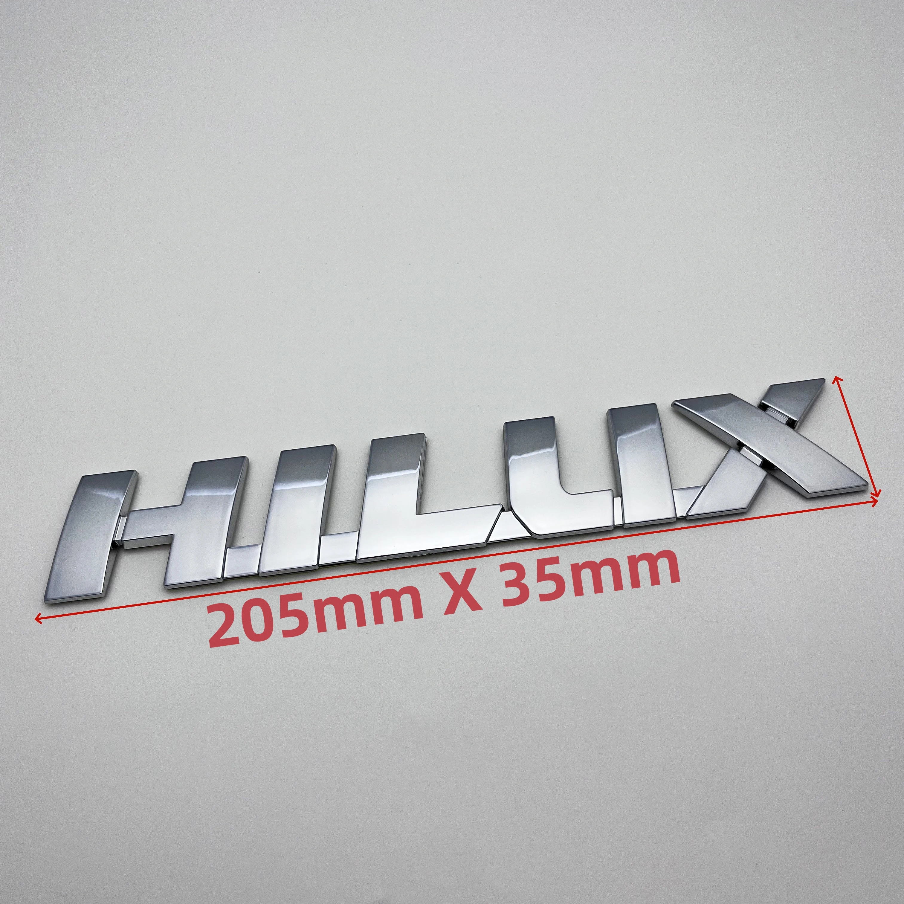 

1Pcs 3D ABS Car Stickers Silver English Letter Sign Emblems Rear Trunk Decoration Badge Decal For HILUX Car Accessories Stickers