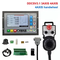 Kit Controller CNC 3 4 assi DDCSV3.1 500KHz codice G tutte le custodie metalliche Controller Offline DDCSV3.1 sostituire Controller CNC USB Mach3