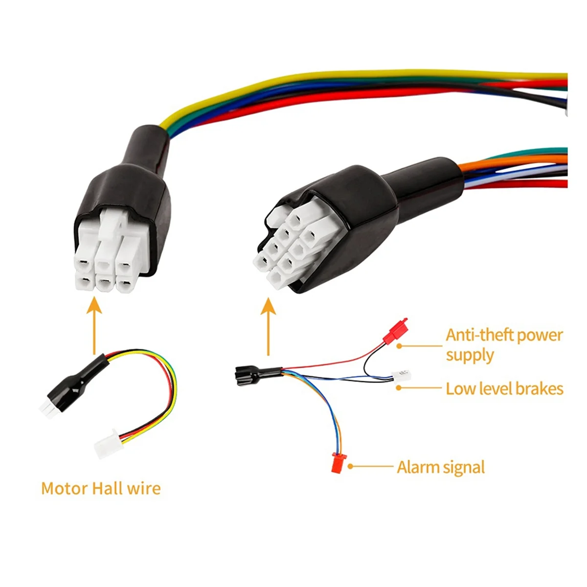 Imagem -05 - Controlador de Onda Senoidal para Bicicleta Elétrica Controlador dc sem Escova Motor de Scooter 48v 60v 2500w 72v 3000w 50a