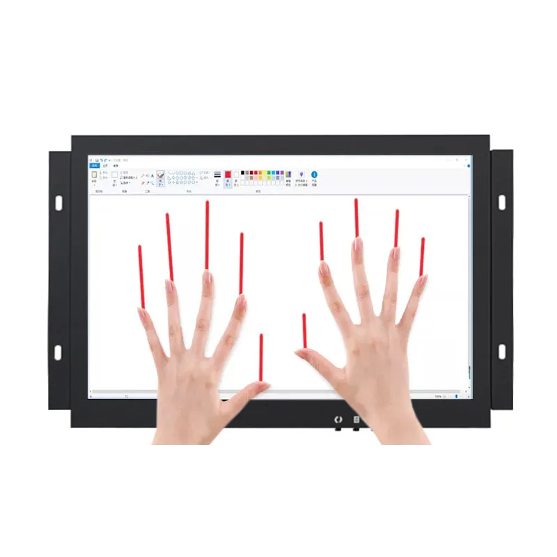 16:9 Aspect Ratio for Industrial Use 7 Inch Open Frame Capacitive Touch Screen LCD with