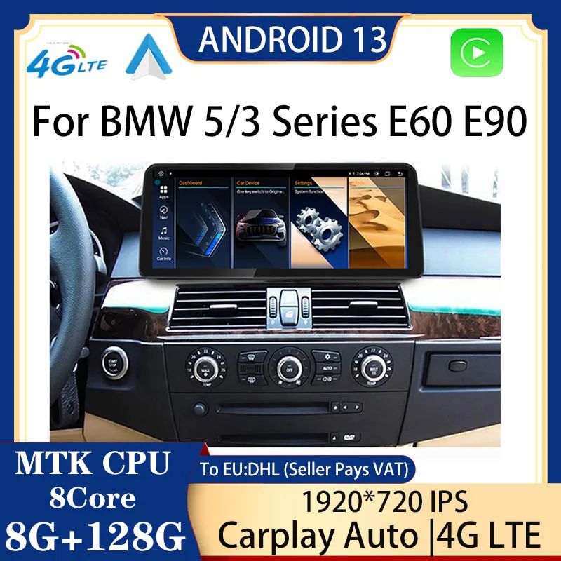 

Factory Price Android 13 Carplay For BMW 3 Series E90 E91 5 Series E60 E61 Car Bluetooth Video Player Monitor Central Multimedia