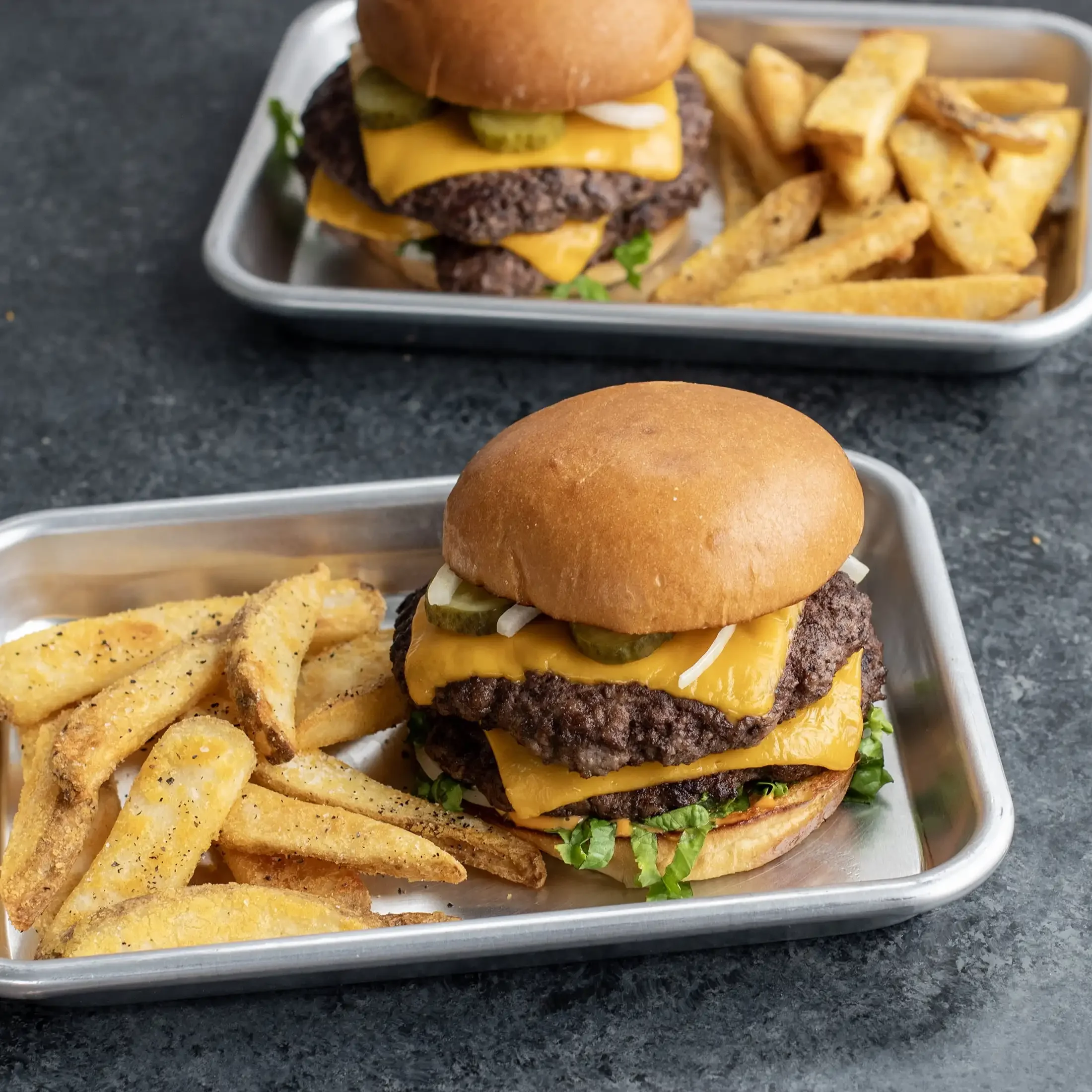 Naturals Aluminum 1/6th Baking Sheet 2pk Set, Silver, 11.45 x 8.25 x 1.4 Inches