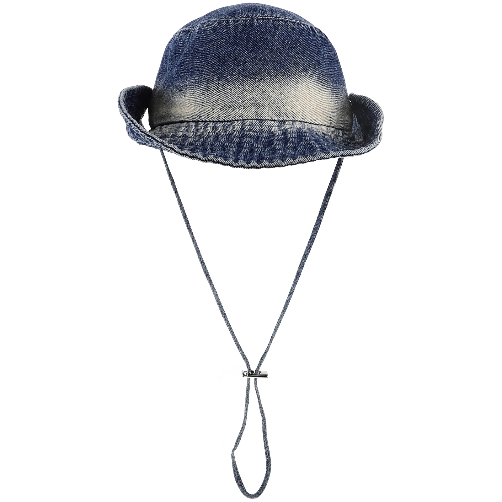 

Cowboy Hat Denim Bucket Hats for Women Basin Fisherman Cotton Fishing Washed Cap Woman