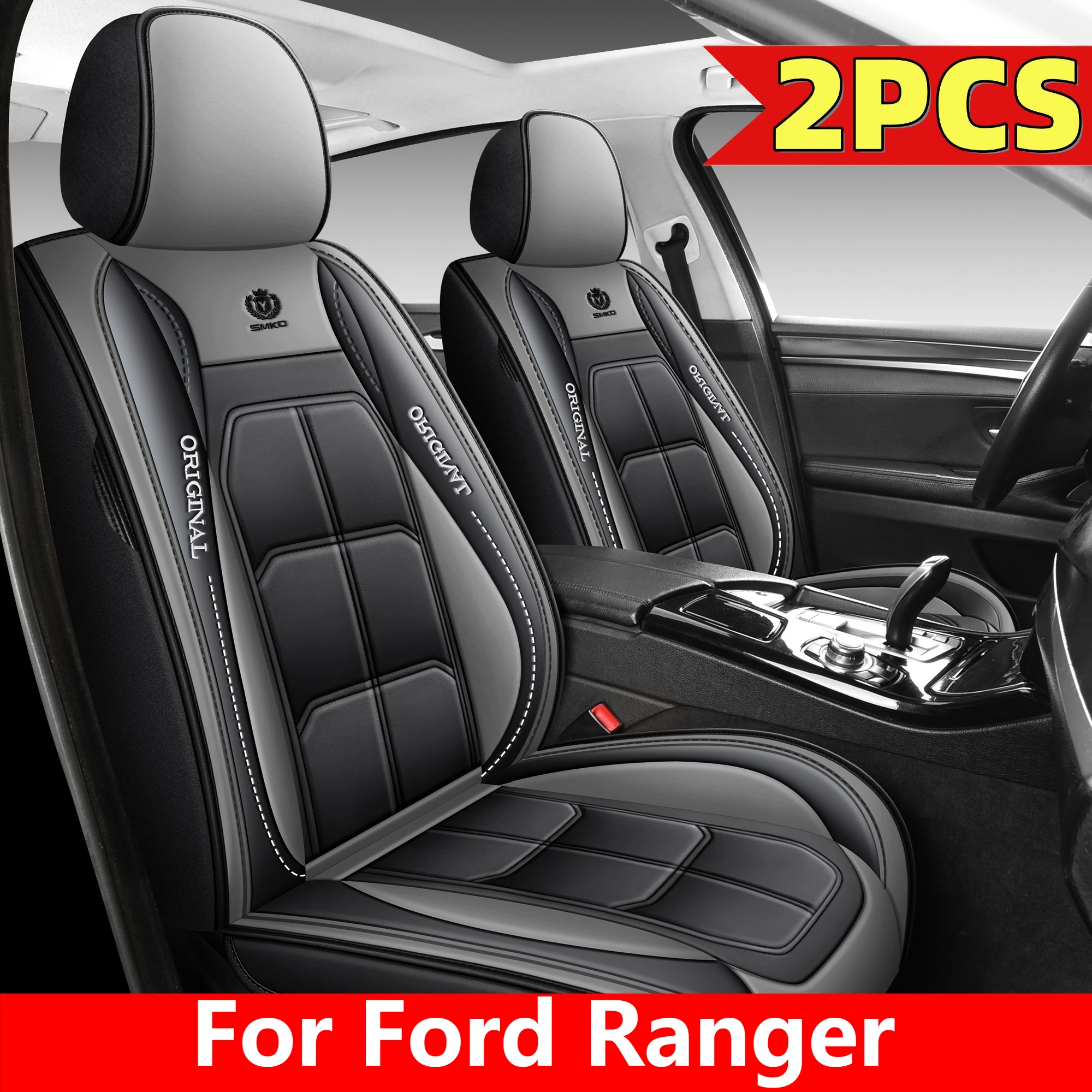 

Чехлы на автомобильные сиденья Ford Ranger, чехлы на сиденья с мышцами, полностью покрытая искусственная кожа, водонепроницаемые, износостойкие и мягкие