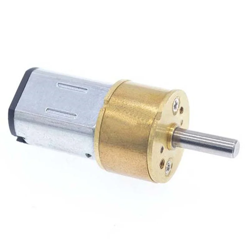 N20 DC 3V 6V 12V Micro Speed Gear Motor 15-600RPM Reduction Gear Motor Electric Metal Gear Reducer Motor for Car Robot Model