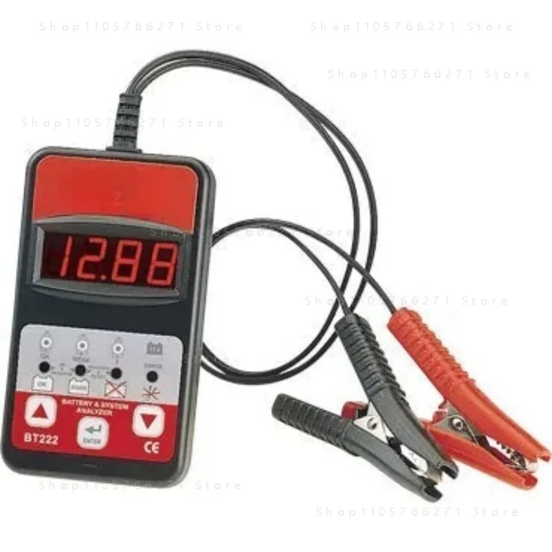 BT222 Digital Battery Charging Starting System Analyzer Lead Acid Battery Tester Automotive Diagnostic Tool