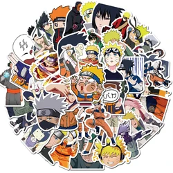 50pcs Cartoon Naruto Stickers Cool Naruto Waterproof Sticker Luggage Skateboard Guitar Laptop Stikers Kid Toy