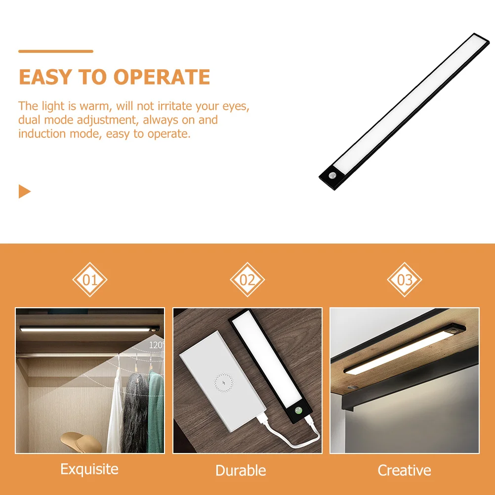 Индукционный светильник для человеческого тела, светодиодный ночник, теплый датчик света для спальни, ванной комнаты, кухни, шкафа, настенное декоративное освещение