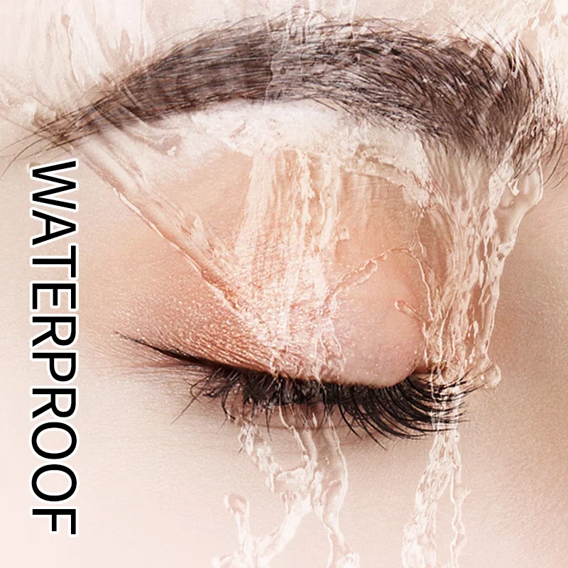 Slanke eyeliner Zacht bont Sponsborstel Waterdicht Zweetbestendig Langdurig en vlekvrij Newbie Bruine eyeliner Vloeibare pen Dames