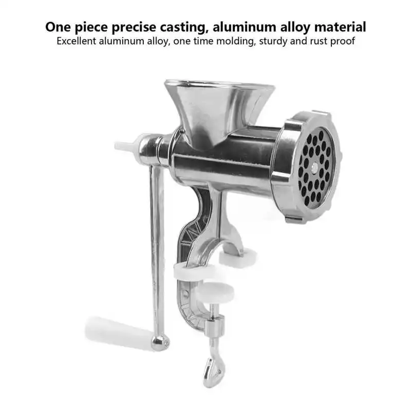 Manual Meat Grinder & Sausage Stuffer Multifunctional Rapid Enema Sausage Mincer Aluminum Alloy Meat Mincing Machine