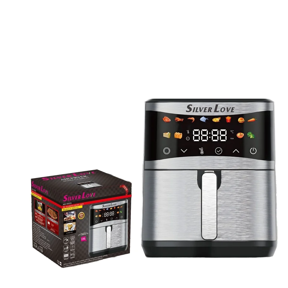 

Умная фритюрница высокой мощности 3000 Вт, электрическая фритюрница из нержавеющей стали большой емкости 8 л для домашнего использования для экспорта внешней торговли