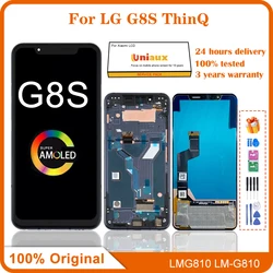 Pantalla LCD AMOLED Original de 6,21 pulgadas para LG G8S ThinQ G810 G810EAW, montaje de digitalizador táctil para LG G8S, repuesto de pantalla LCD