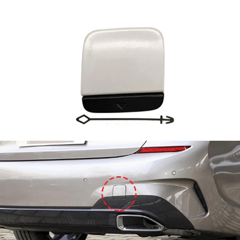 Car Rear Bumper Tow Hook Cover Cap Painted 51129448791 For BMW 3 Series G20 2020-2022