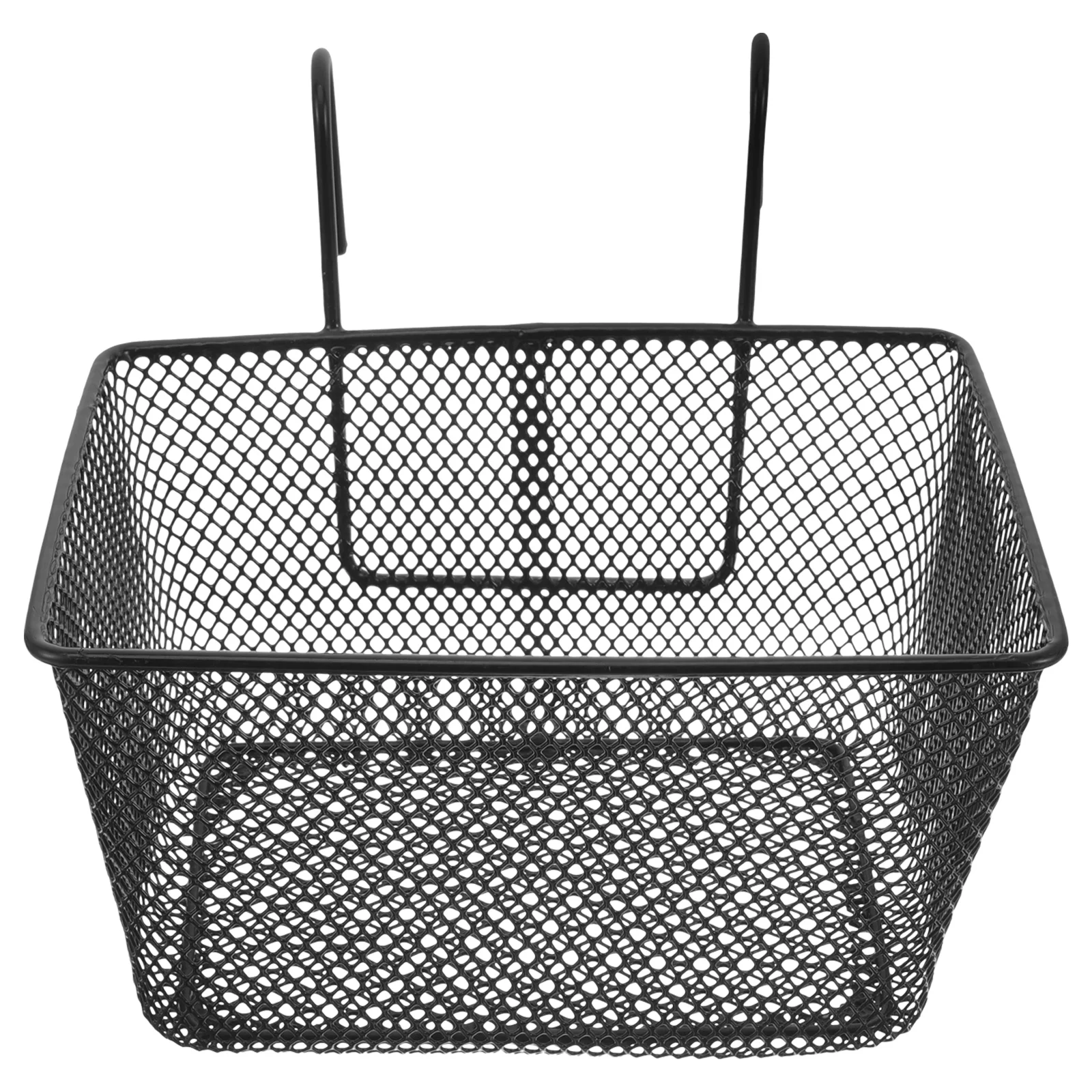 

Front Bike Basket Iron Sturdy Folding Bicycle Handlebar Grocery Storage Cart Bag Mount for Mountain Scooter Cycling Convenient