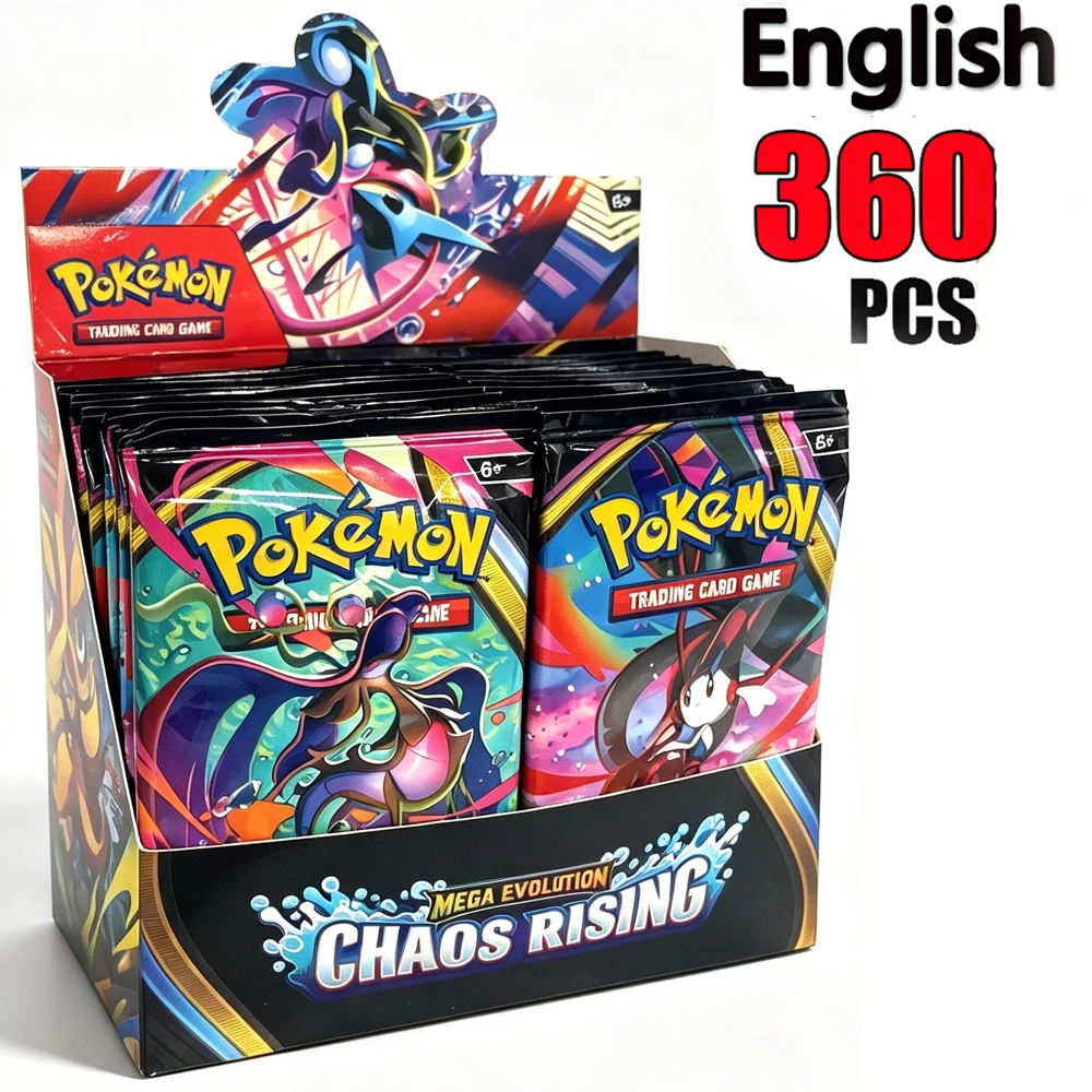 HOT Pokémon Cards MEGA EVOLUTION Phantasmal Flames Game Cartoon Booster Battle Transaction Card Collection Card Gift Toy